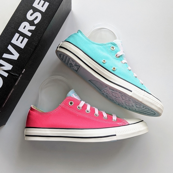 Converse CTAS Green Glow/Teal/Pink Color Block - Picture 2 of 8